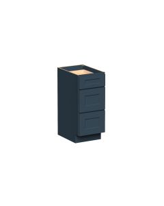 Cyber Gray Drawer Base Cabinet - W15" X H34.5" X D21"