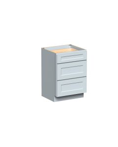 Dove Gray 3 Drawers Vanity Base W24" X H34.5" X D21" 