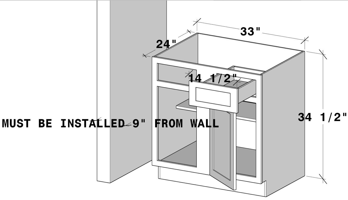 Blind Corner Base Cabinet