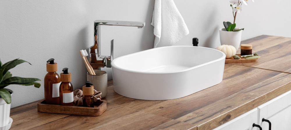 Modern pedestal sink with storage Modern pedestal sink with storage