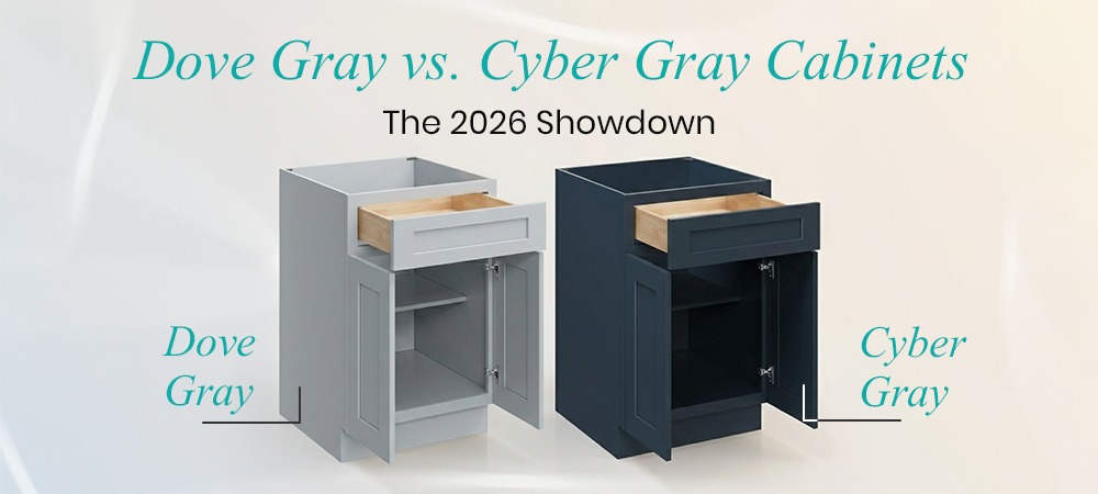 Dove Gray vs. Cyber Gray Cabinets: The 2026 Showdown