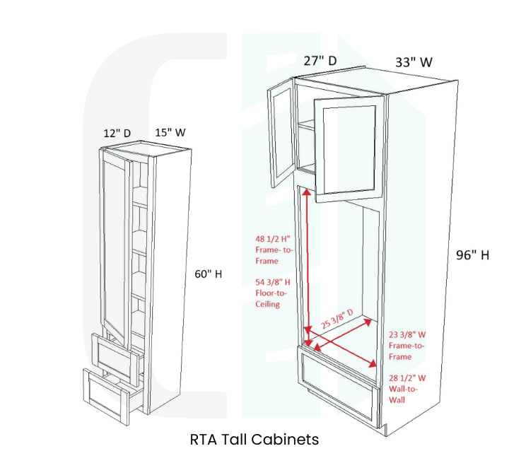 Cabinet Distribution RTA Pantry Cabinets