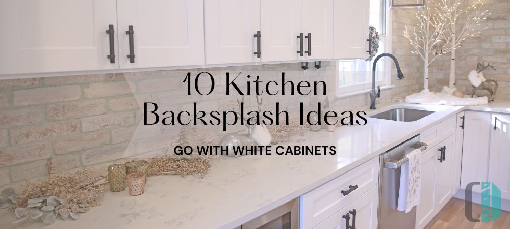 White Kitchen with Backsplash Kitchen