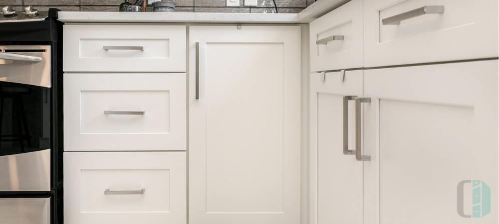 Modern White Cabinets with Matte Finishes