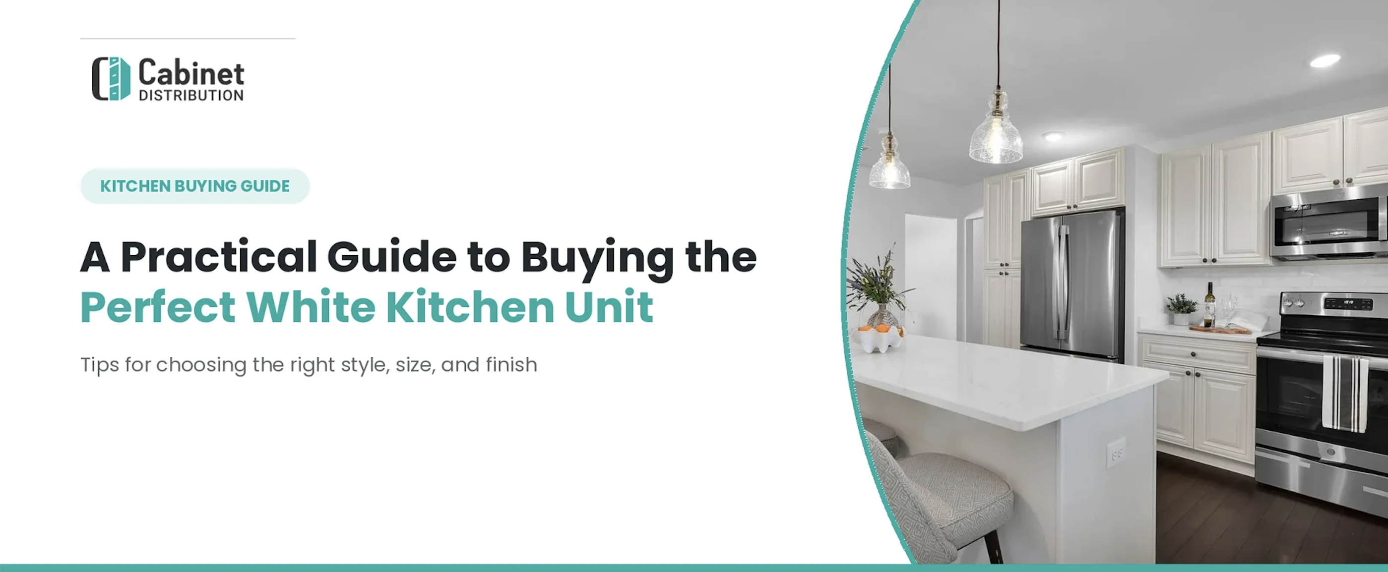 white kitchen unit