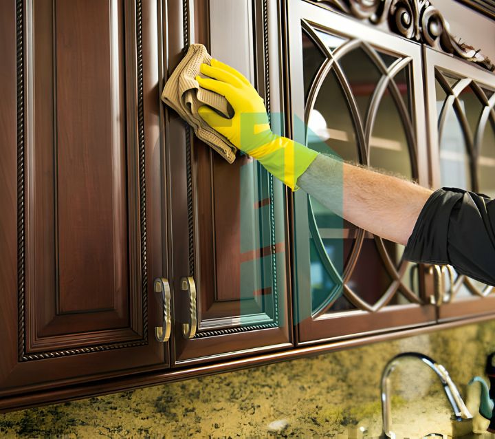 Cleaning Wood kitchen Cabinets