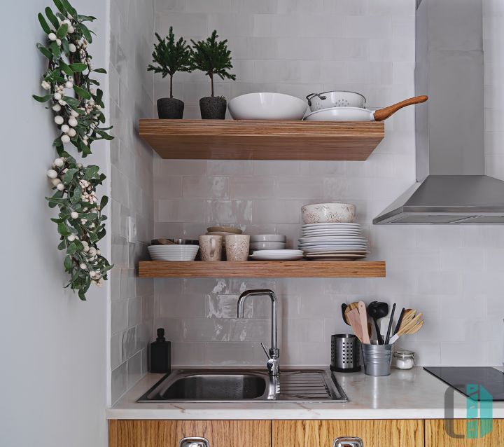 Open Shelving Kitchen Cabinets