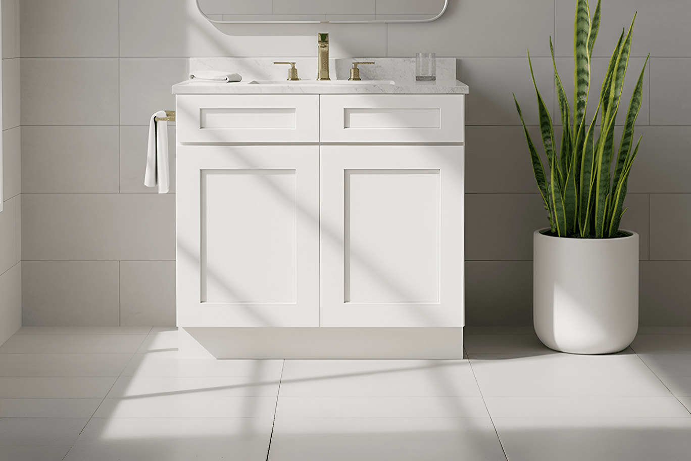 Premium bathroom vanities by Cabinet Distribution